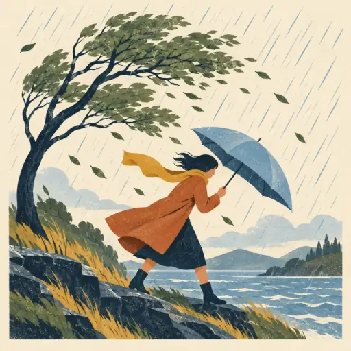 Tranh minh họa từ weather