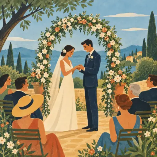 Tranh minh họa từ wedding
