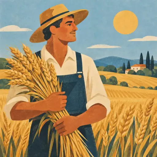 Tranh minh họa từ wheat