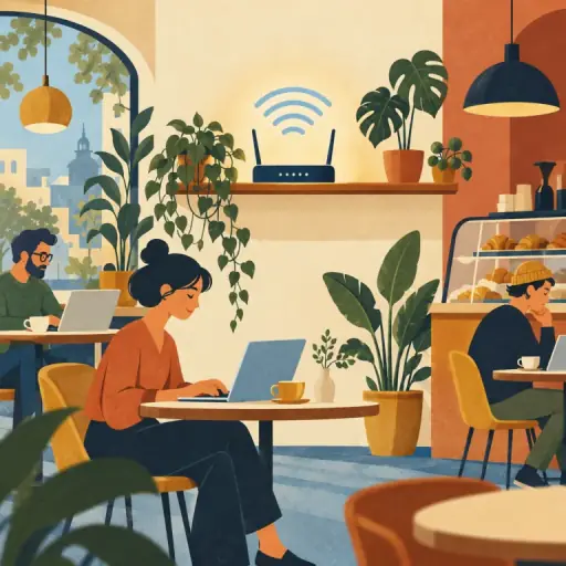 Tranh minh họa từ wifi