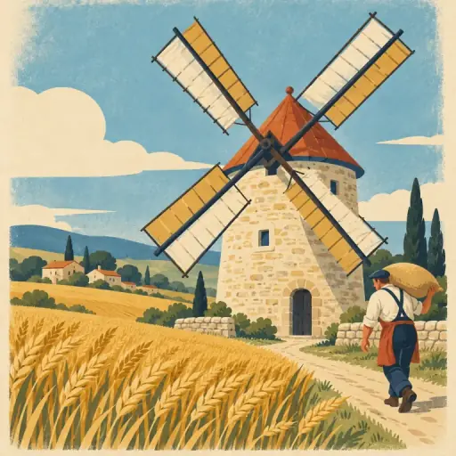 Tranh minh họa từ windmill