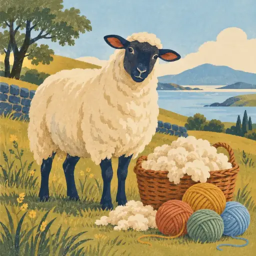 Tranh minh họa từ wool