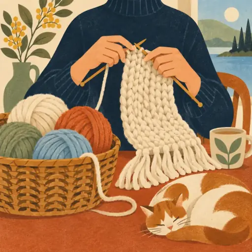 Tranh minh họa từ woollen