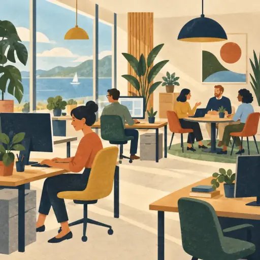 Tranh minh họa từ workplace