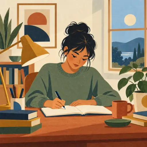 Tranh minh họa từ writing