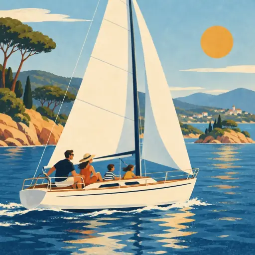 Tranh minh họa từ yacht