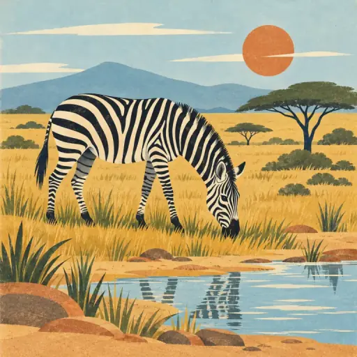 Tranh minh họa từ zebra